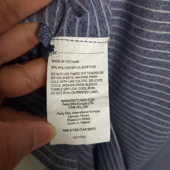 Callaway Opti-Dri Men's Short Sleeve Golf Polo Shirt XL Logo Striped Gray White - Picture 6 of 8